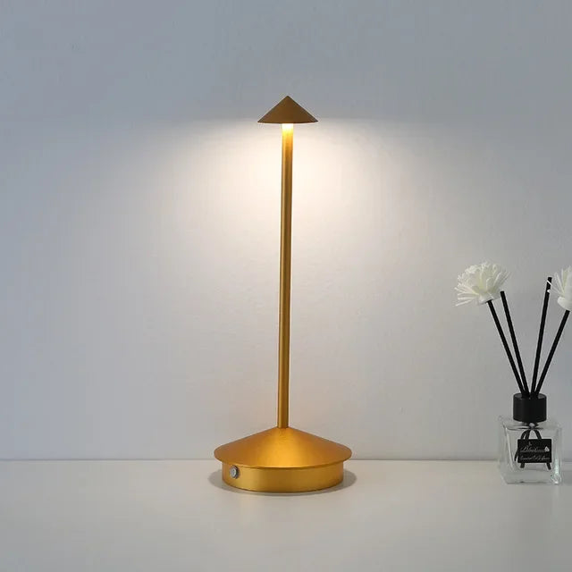 Avelena | Wiederaufladbare Tischlampe Kreative Esszimmer Touch Led Hotel Bar Kaffee Pina Pro Tischlampe Lampada Da Tavolo Dekorative Schreibtischlampe