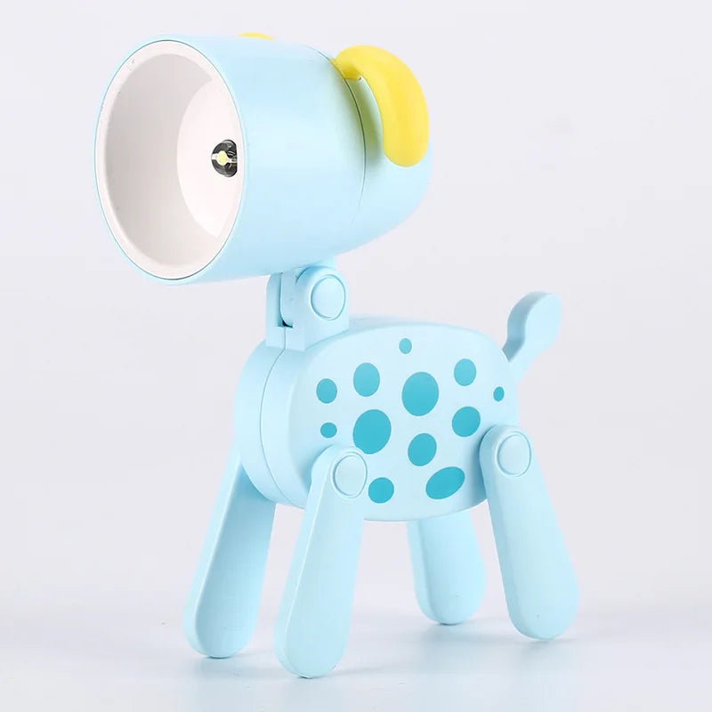 Avelena | Süße LED-Nachtlampe - Mini-Hund, Hirsch, Dinosaurier Falt-Tischlampe für das Kinderzimmer