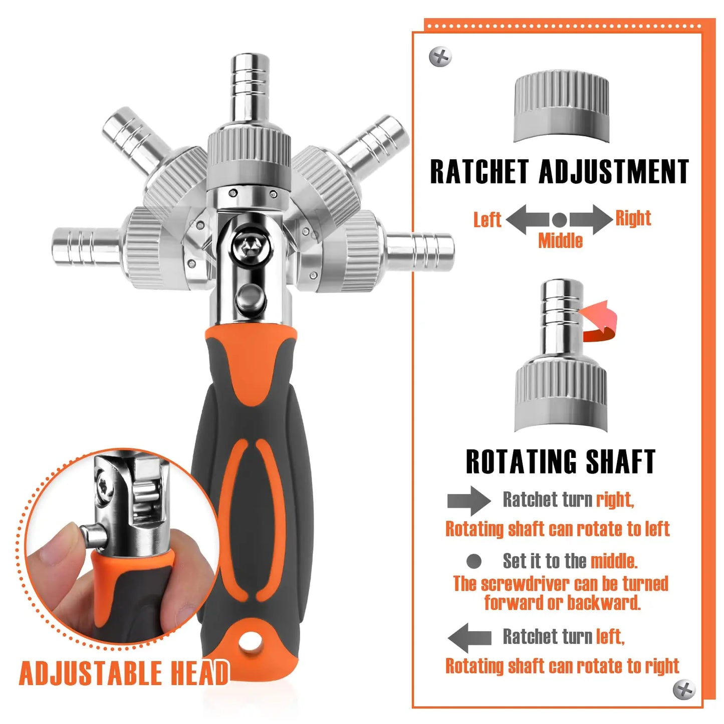 Avelena | 68-in-1 Ratschen-Schraubendreher-Set mit magnetischen Bits & Verlängerungsstange – FortiDrive