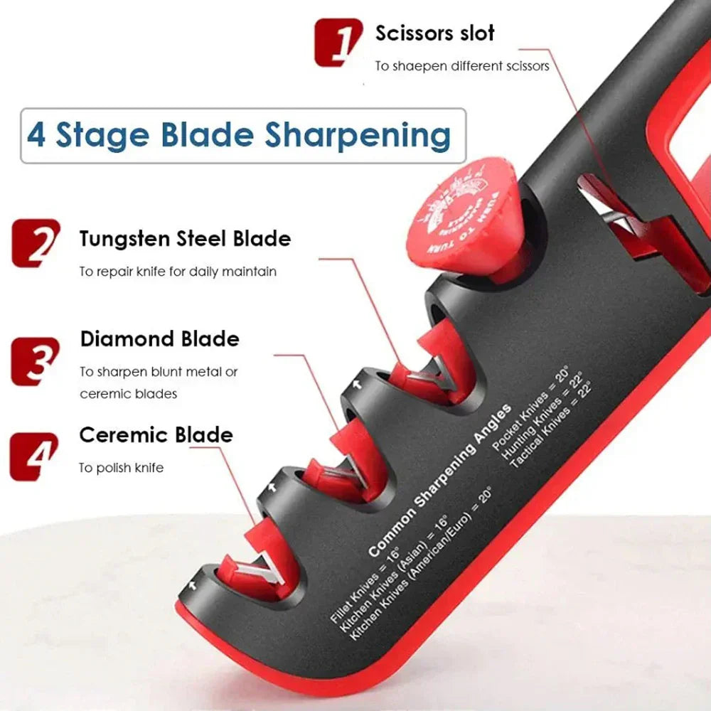 Avelena | 4-in-1 Professioneller Messerschärfer (1+1 Gratis) - EdgeSharp
