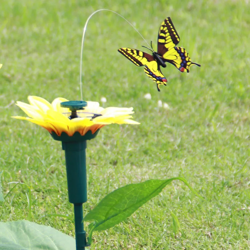 Avelena | Solwina Sonnenblumenstecker | Solar-Deko Mit Bewegung | Wetterfest & Farbenfroh | Für Garten & Balkon