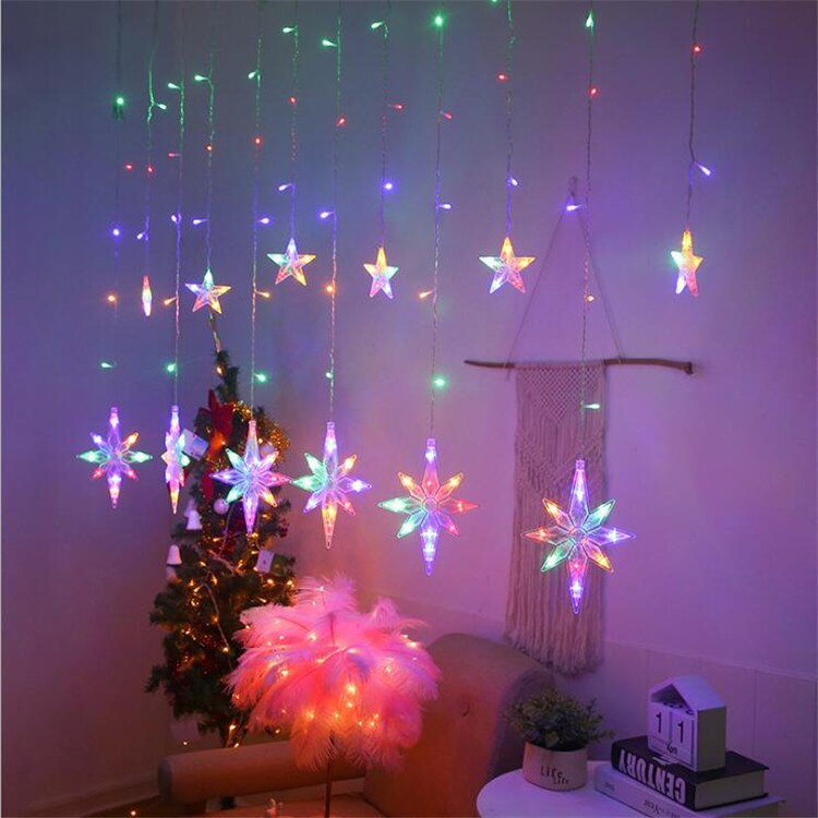 Avelena | Solar Moon Star Lampe LED Lichterkette Dekoration