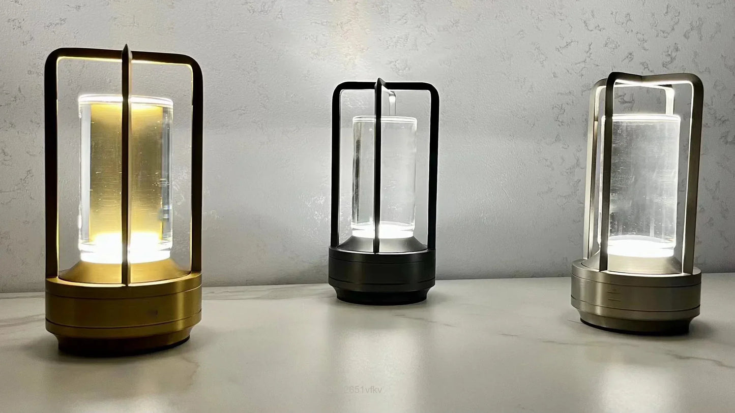 Avelena | Wiederaufladbare Drahtlose LuxusGlow Tischlampe - Elegante Drahtlose Lampe für Jede Stimmung