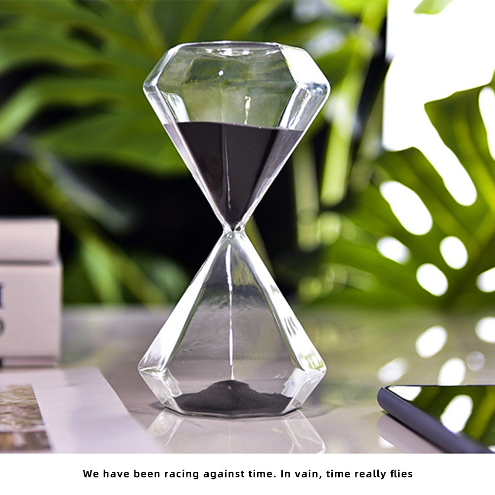 Avelena | 5–60 Minuten Diamantsanduhr, Sanduhr, Sanduhr, Kindergeschenk, Sanduhr, Heimdekoration, erhältlich in mehreren Farboptionen