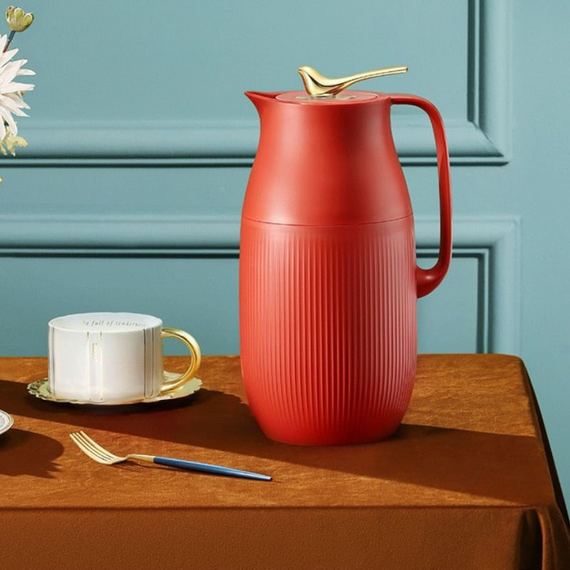 Avelena | ThermoMax | Große Minimalistische Isolierte Edelstahlflasche – Doppelwandige Thermoskanne