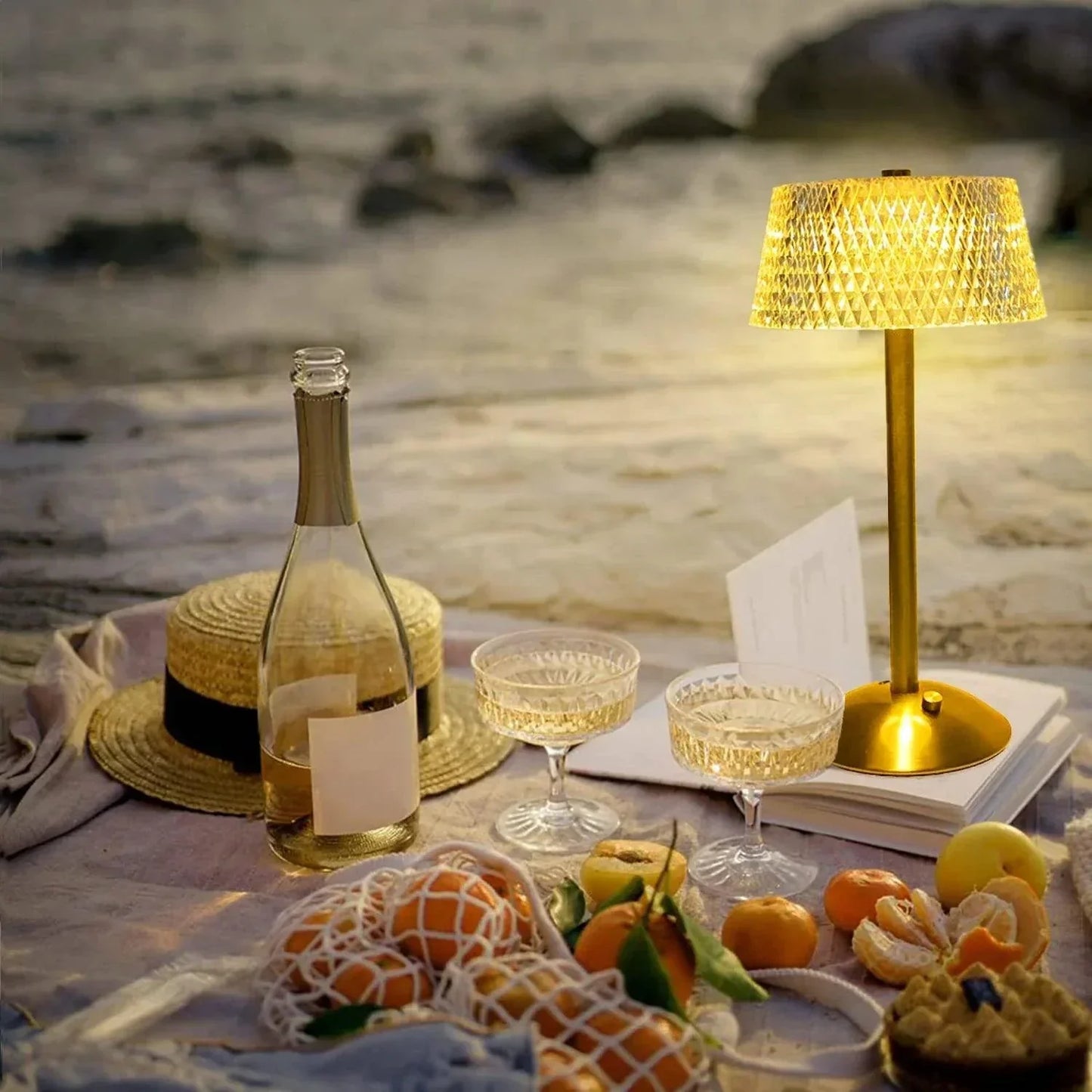 Avelena | GlowRock - Stilvolle UniGlow Kristalllampe