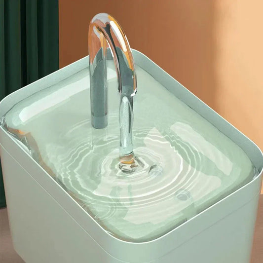 Avelena | Ultra-leise Haustier-Wasserbrunnen mit intelligenter Filtration - 1,5 l Edelstahl