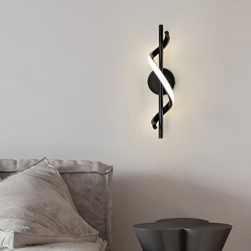 Avelena | SpiralLume – Minimalistische LED-Wandleuchte mit modernem Flair