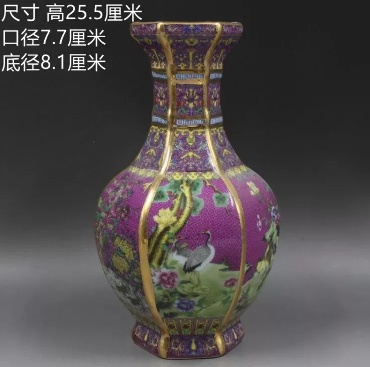 Avelena | Antiker königlicher chinesischer Porzellanvasen