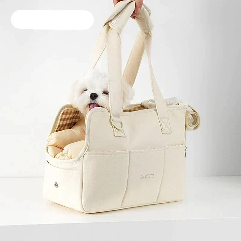 Avelena | LuxCarry – Robuste & sichere Reisetasche für kleine Hunde und Katzen | Leicht, atmungsaktiv & stylisch