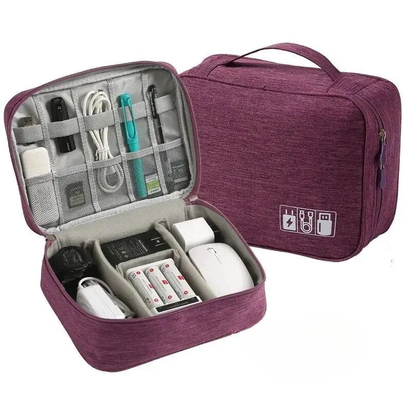 Avelena | TascaFlex Organizer | Reise-Kabeltasche & Gadget-Case | Wasserabweisend & Vielseitig | Oxford-Gewebe