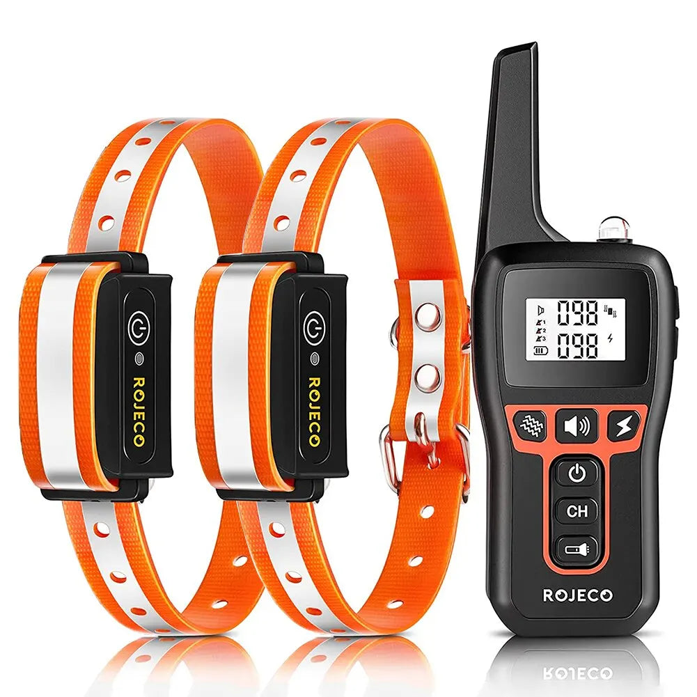 Avelena | 1000m Hundetraining Halsband – Wasserdicht, Wiederaufladbar mit Fernbedienung für kleine, mittelgroße & große Hunde