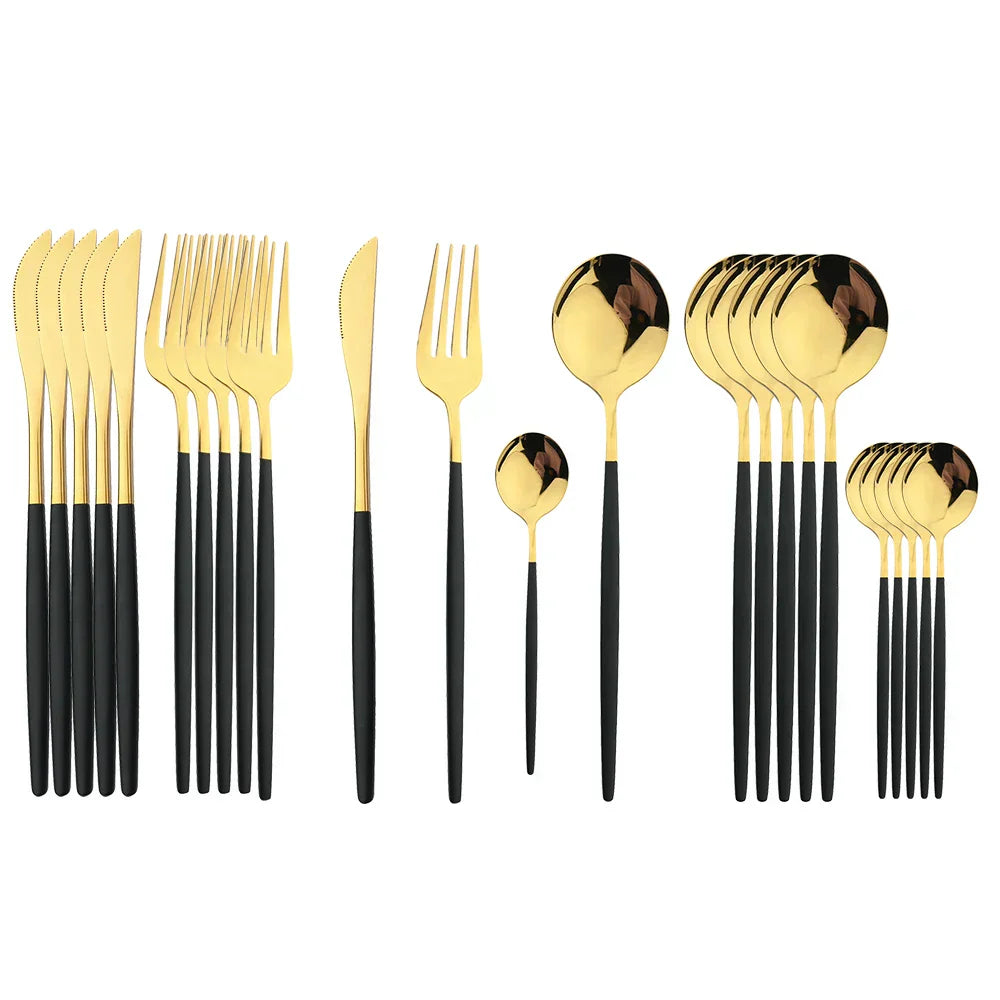 Avelena | Luxus Besteckset – Für eine elegante Tischdekoration