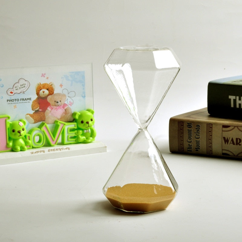 Avelena | 5–60 Minuten Diamantsanduhr, Sanduhr, Sanduhr, Kindergeschenk, Sanduhr, Heimdekoration, erhältlich in mehreren Farboptionen