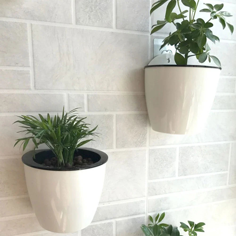 Avelena | Selbstbewässernder Hängepflanztopf – Moderner Blumentopf für Wandbefestigung