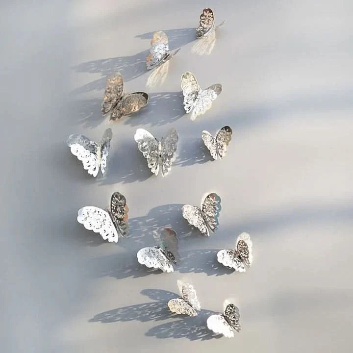 Avelena | Yuki - Schicke, raffinierte Schmetterlings-Wandkunst