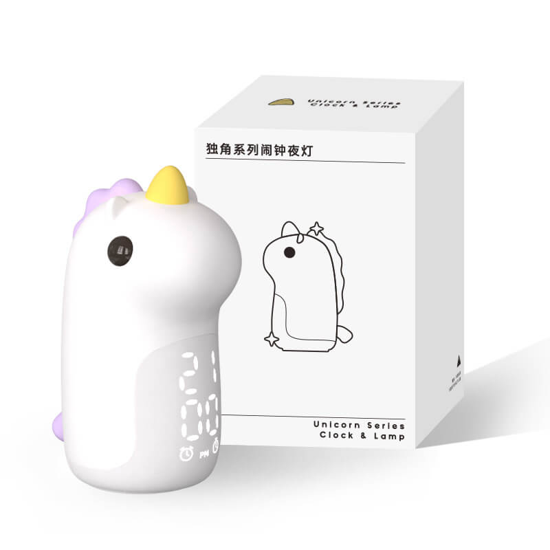 Avelena | Unilora DreamLight Wecker | Einhorn Design | Timer & LED Nachtlicht | Kinderzimmer-Deko