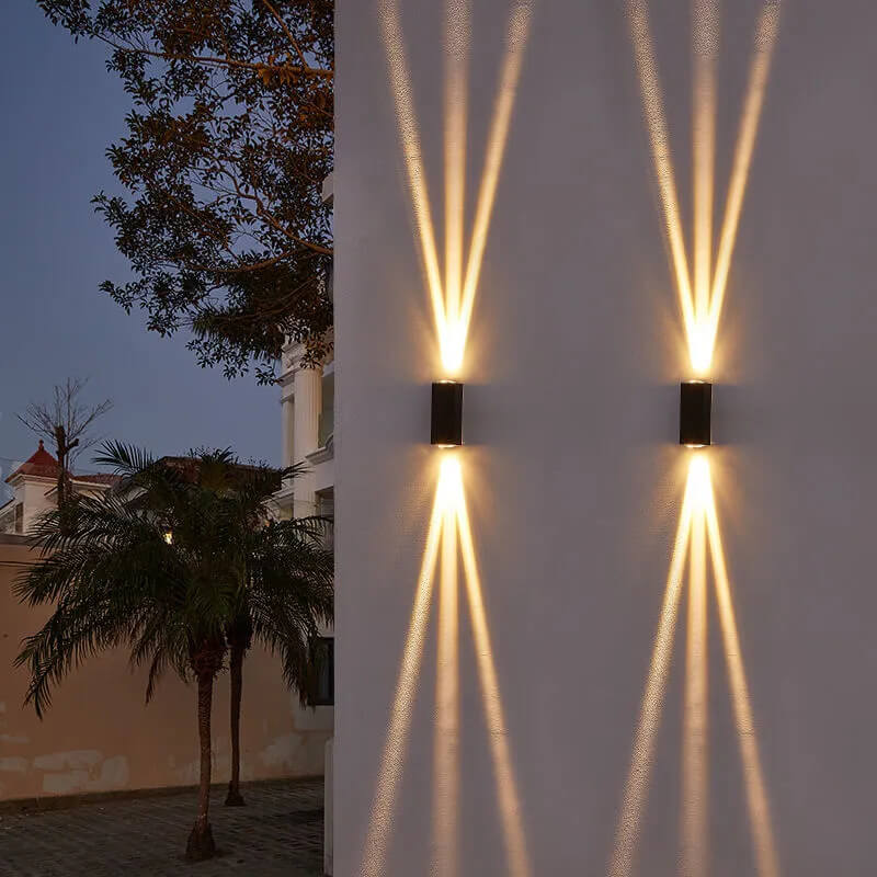 Avelena | Moderne wasserdichte rechteckige LED-Wandleuchte für den Außenbereich