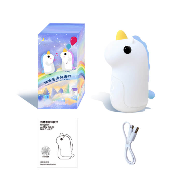 Avelena | Unilora DreamLight Wecker | Einhorn Design | Timer & LED Nachtlicht | Kinderzimmer-Deko