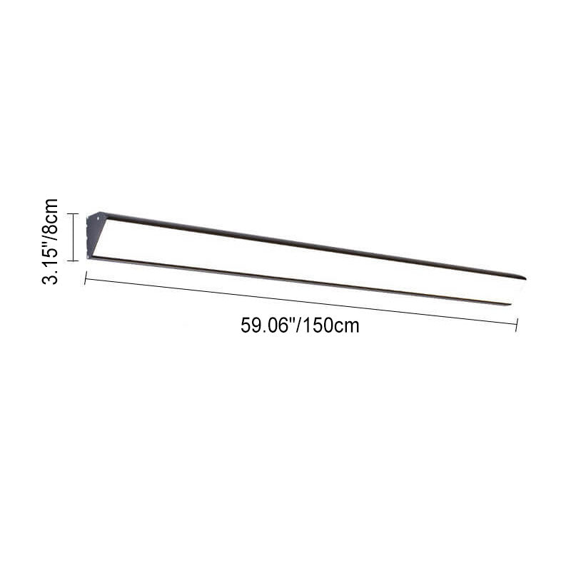 Avelena | AquaBar Moderne LED Außenwandleuchte | Aluminium & Acryl | Langlebig & Wasserdicht | Warmweiß | Verschiedene Größen