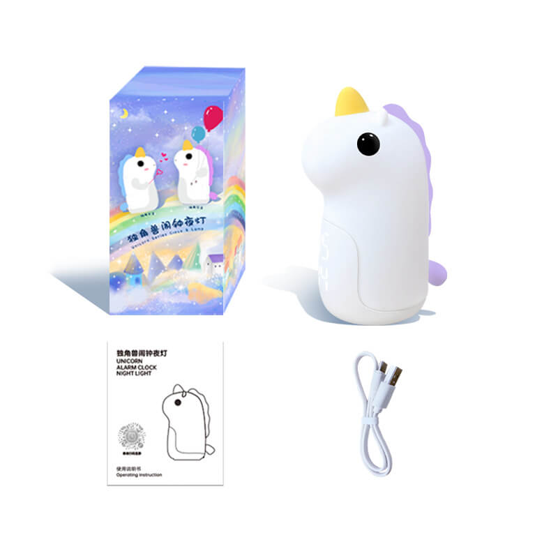 Avelena | Unilora DreamLight Wecker | Einhorn Design | Timer & LED Nachtlicht | Kinderzimmer-Deko