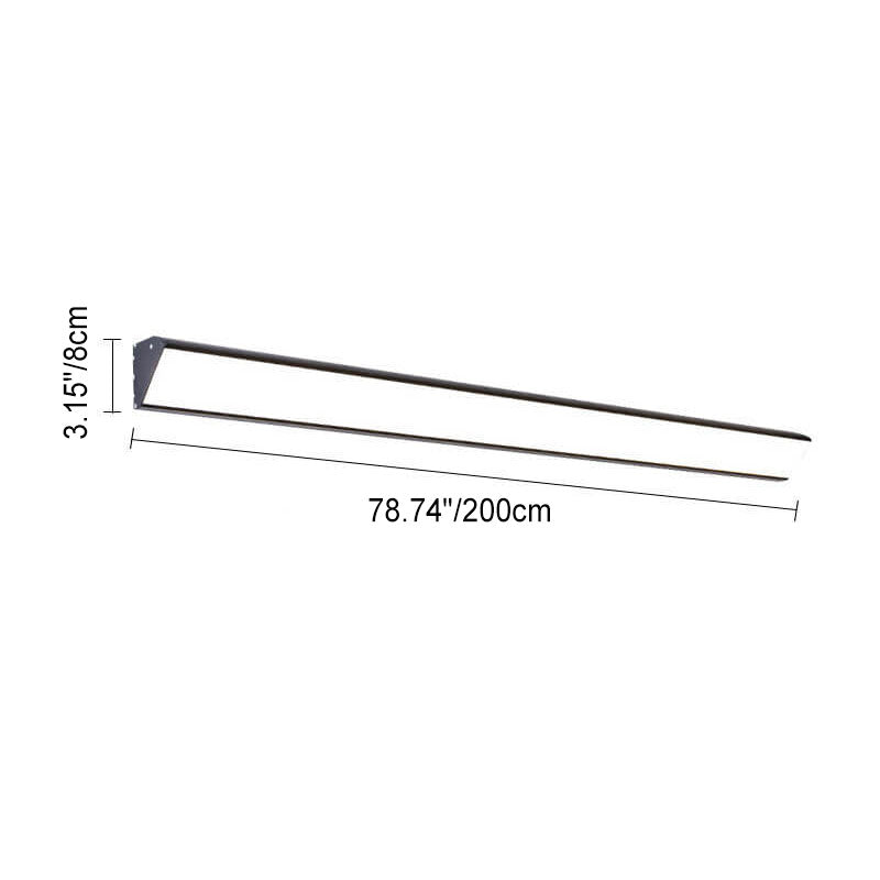 Avelena | AquaBar Moderne LED Außenwandleuchte | Aluminium & Acryl | Langlebig & Wasserdicht | Warmweiß | Verschiedene Größen