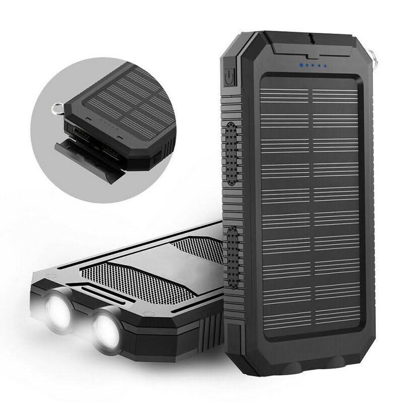 Avelena | Solar Powerbank mit 10000mAh für Outdoor & Abenteuer