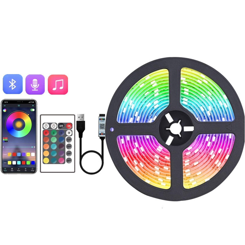 Avelena | 1M-20M RGB LED-Lichtband 5V LED