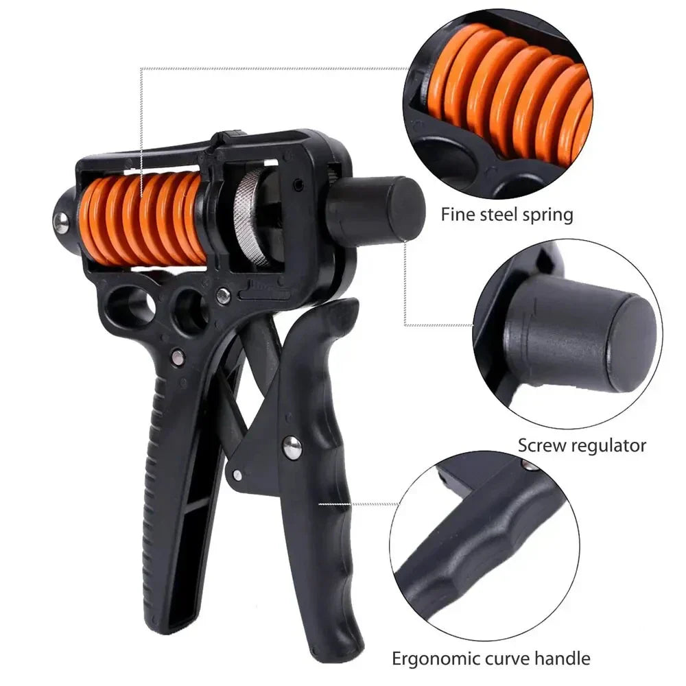 Avelena | Verstellbarer 5-165kg Schwerer Handgriff-Stärker - Fingerexpander für Arm-, Handgelenk- und Unterarmtraining