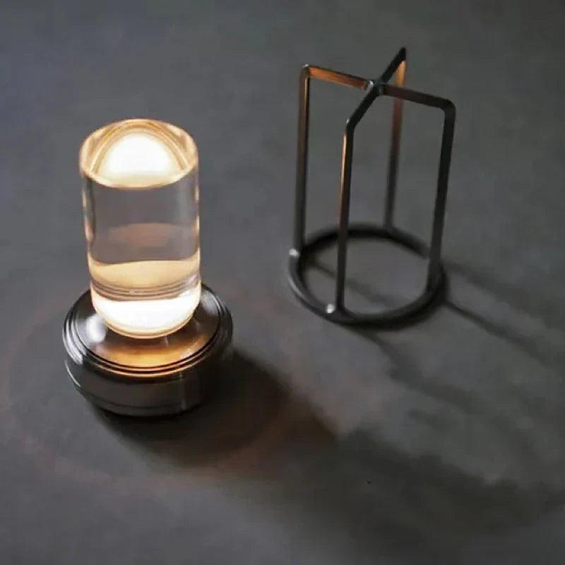 Avelena | Wiederaufladbare Drahtlose LuxusGlow Tischlampe - Elegante Drahtlose Lampe für Jede Stimmung