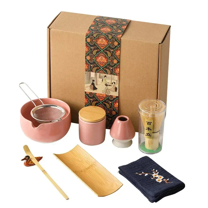 Avelena | 9-teilige japanische Matcha-Tee-Set