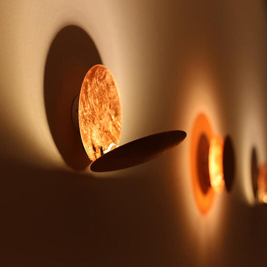 Avelena | SolGlow Sonnenfinsternis LED-Wandleuchte | Modernes Stimmungslicht | Elegante Wandlampe für Wohnzimmer & Schlafzimmer