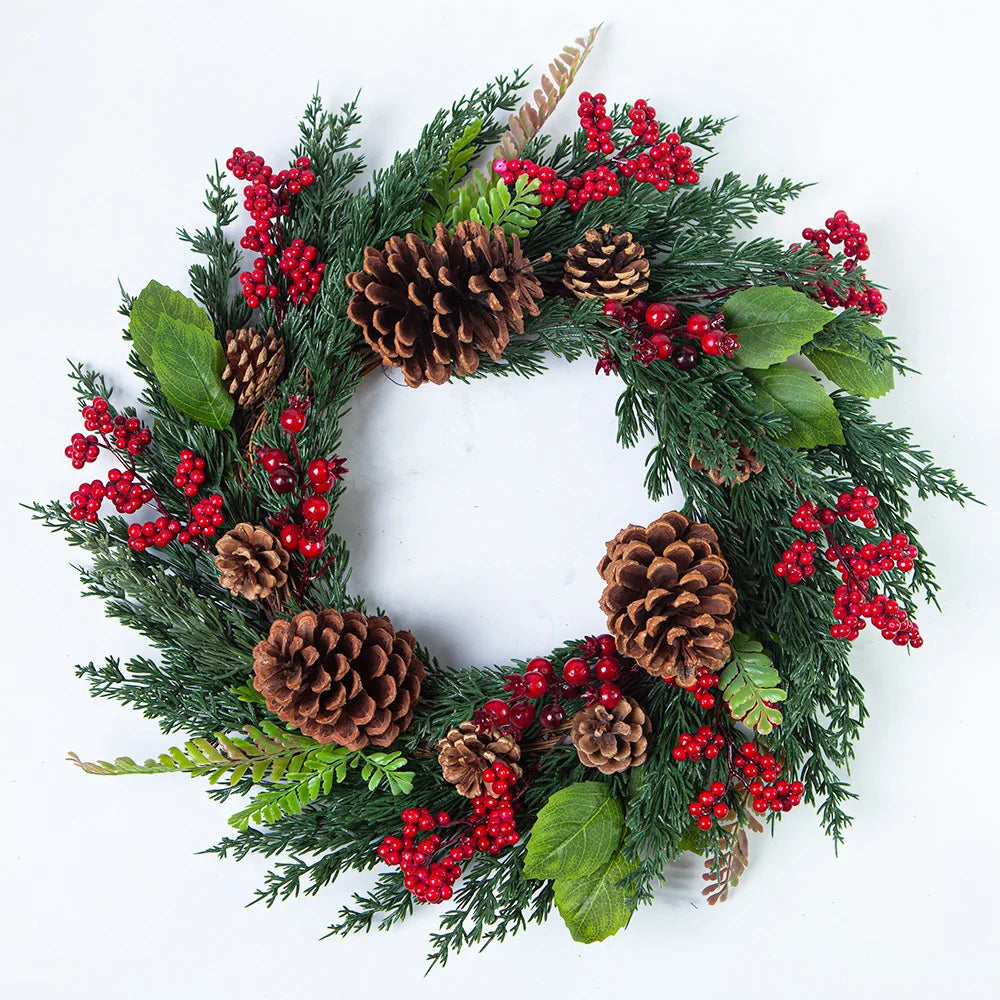 Avelena | Rote Beeren Weihnachtskränze