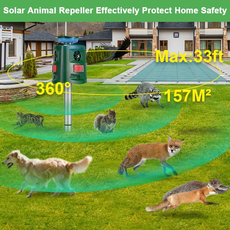 Avelena | Solar-Ultraschall-Repeller