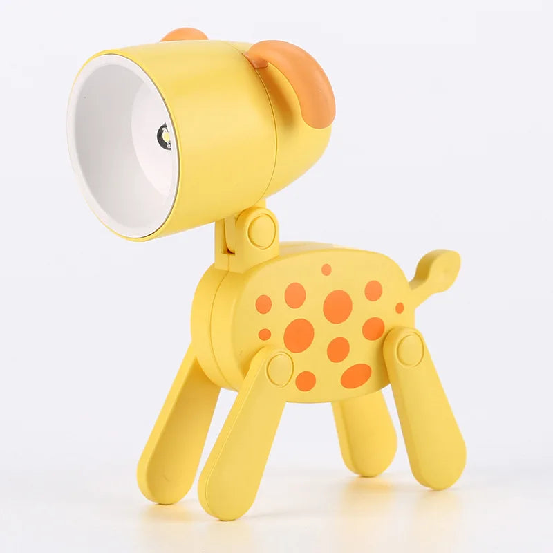 Avelena | Süße LED-Nachtlampe - Mini-Hund, Hirsch, Dinosaurier Falt-Tischlampe für das Kinderzimmer