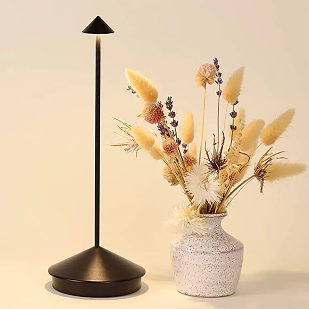 Avelena | Wiederaufladbare Tischlampe Kreative Esszimmer Touch Led Pina pro Tischlampe Hotel Bar Kaffee Schreibtischlampe Dekorative Schreibtischlampe