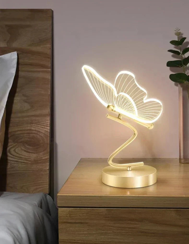 Avelena | Aetherwing™ | LED Schmetterling Tischlampe | Modernes Design mit einstellbarer Helligkeit | Perfekt für Wohnzimmer & Schlafzimmer