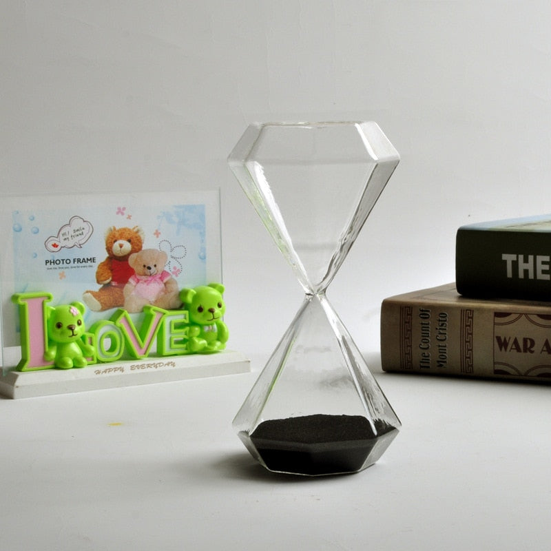 Avelena | 5–60 Minuten Diamantsanduhr, Sanduhr, Sanduhr, Kindergeschenk, Sanduhr, Heimdekoration, erhältlich in mehreren Farboptionen
