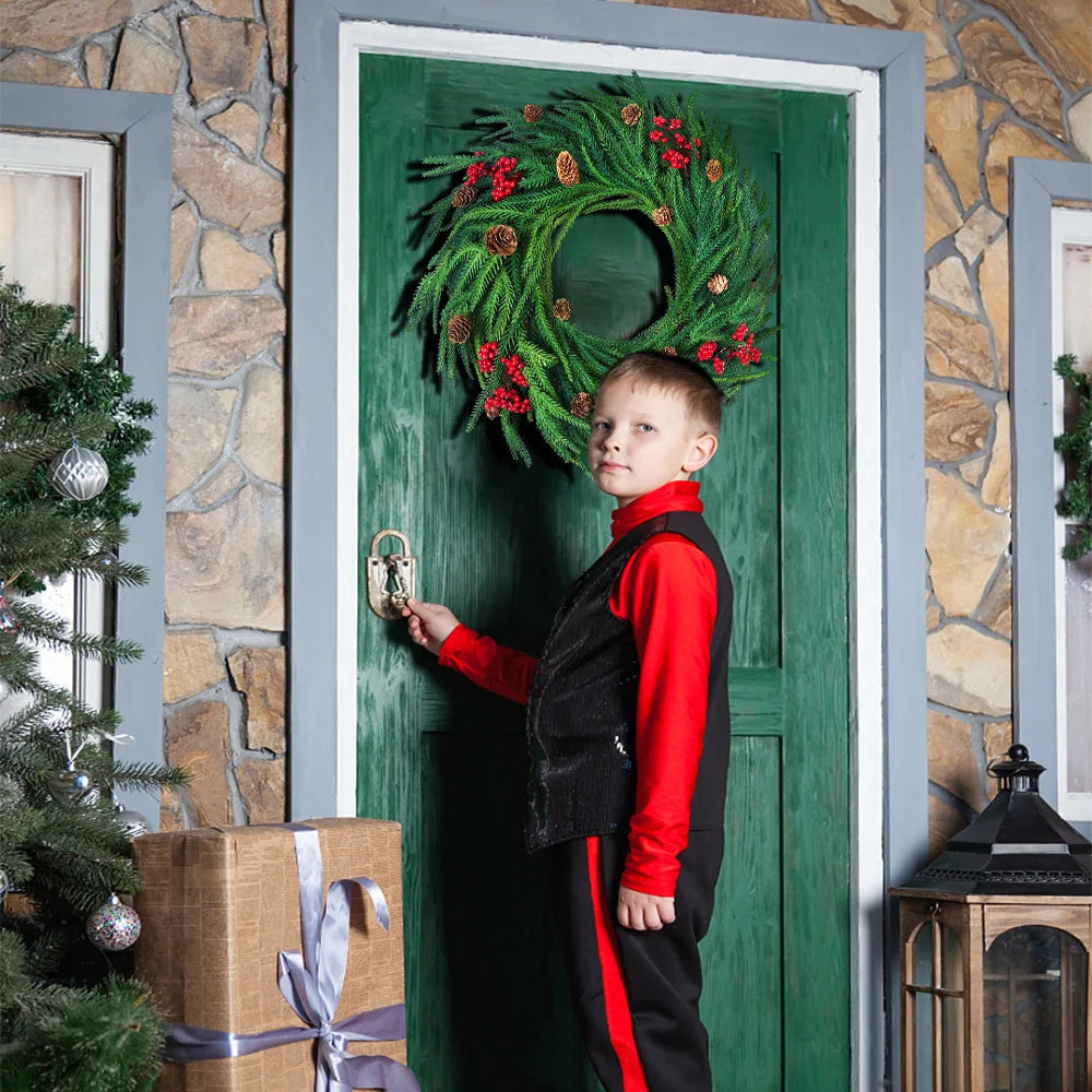 Avelena | Rote Beeren Weihnachtskränze