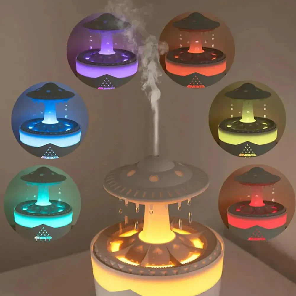 Avelena | UFO Luftbefeuchter | Ultraschall Aromatherapie Diffuser mit Fernbedienung - Grosven