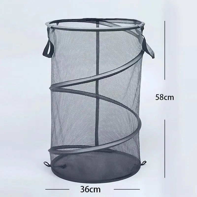 Avelena | AirFold Hamper | Faltbarer Wäschekorb | Atmungsaktiv & Tragbar | Für Bad & Schlafzimmer