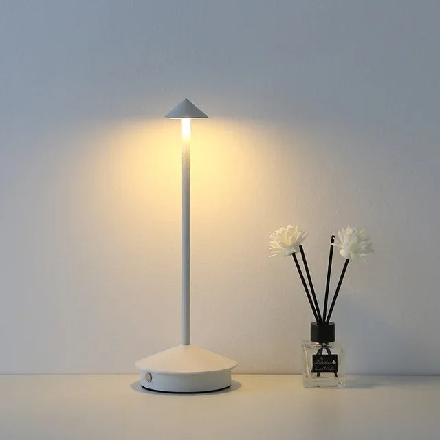 Avelena | Wiederaufladbare Tischlampe Kreative Esszimmer Touch Led Hotel Bar Kaffee Pina Pro Tischlampe Lampada Da Tavolo Dekorative Schreibtischlampe