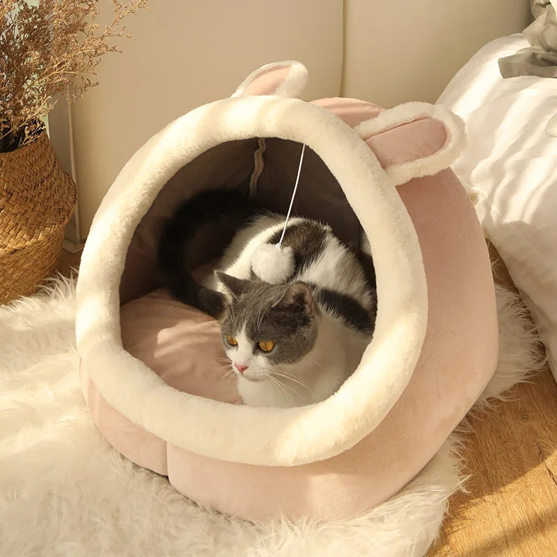 Avelena | Zelt Höhlenbett für Katzen und kleine Hunde