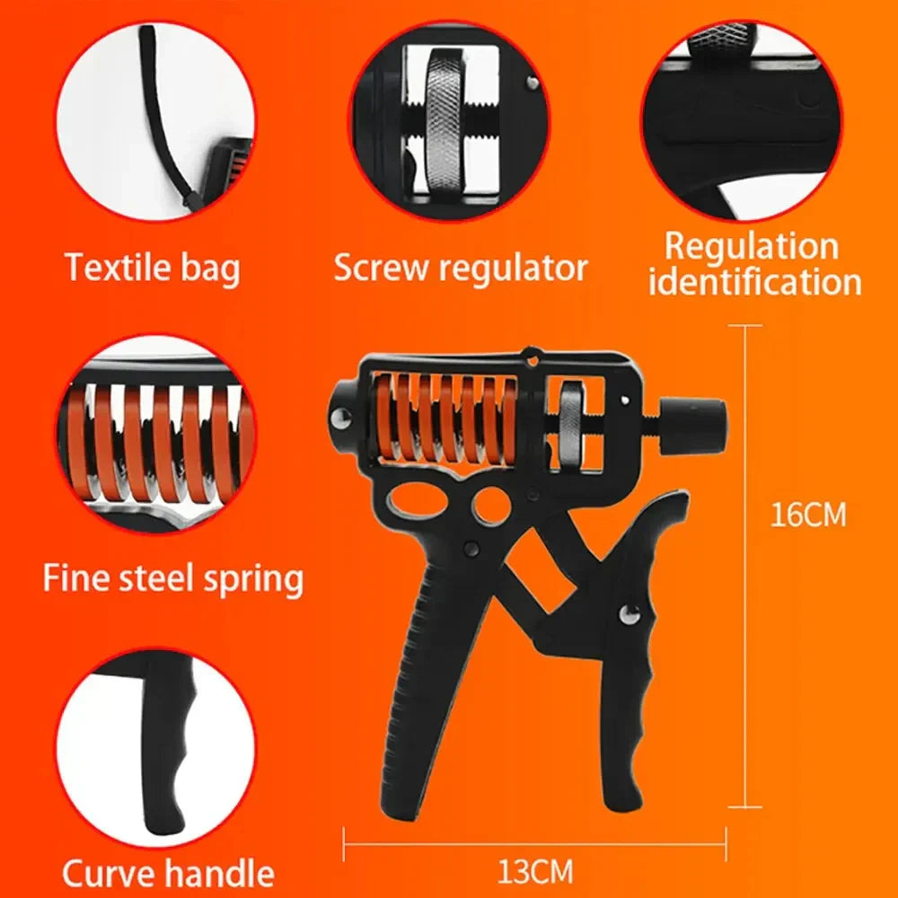 Avelena | Verstellbarer 5-165kg Schwerer Handgriff-Stärker - Fingerexpander für Arm-, Handgelenk- und Unterarmtraining
