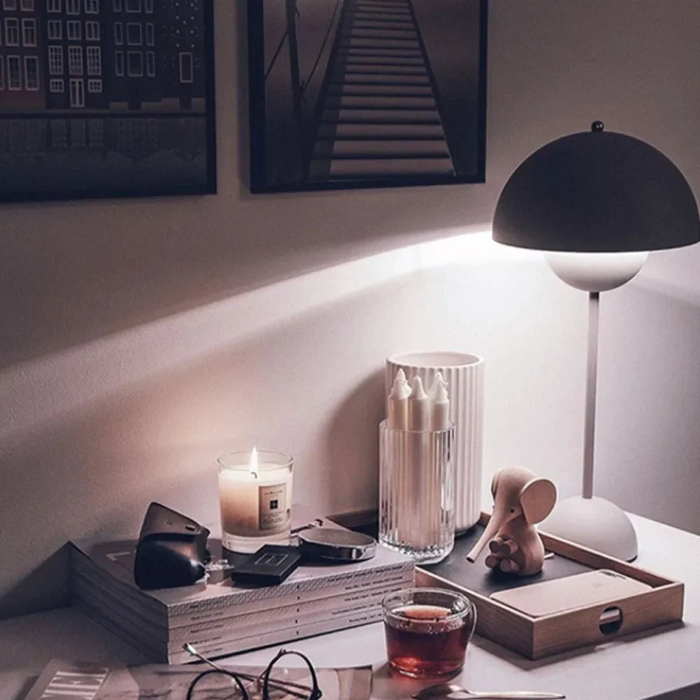 Avelena | Verstellbare Helligkeit Blumenpottlampe - Italienische wiederaufladbare Tischlampe VP3