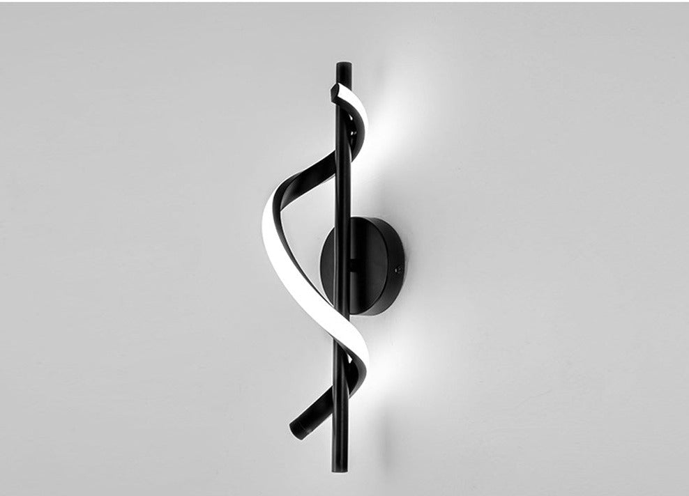 Avelena | SpiralLume – Minimalistische LED-Wandleuchte mit modernem Flair