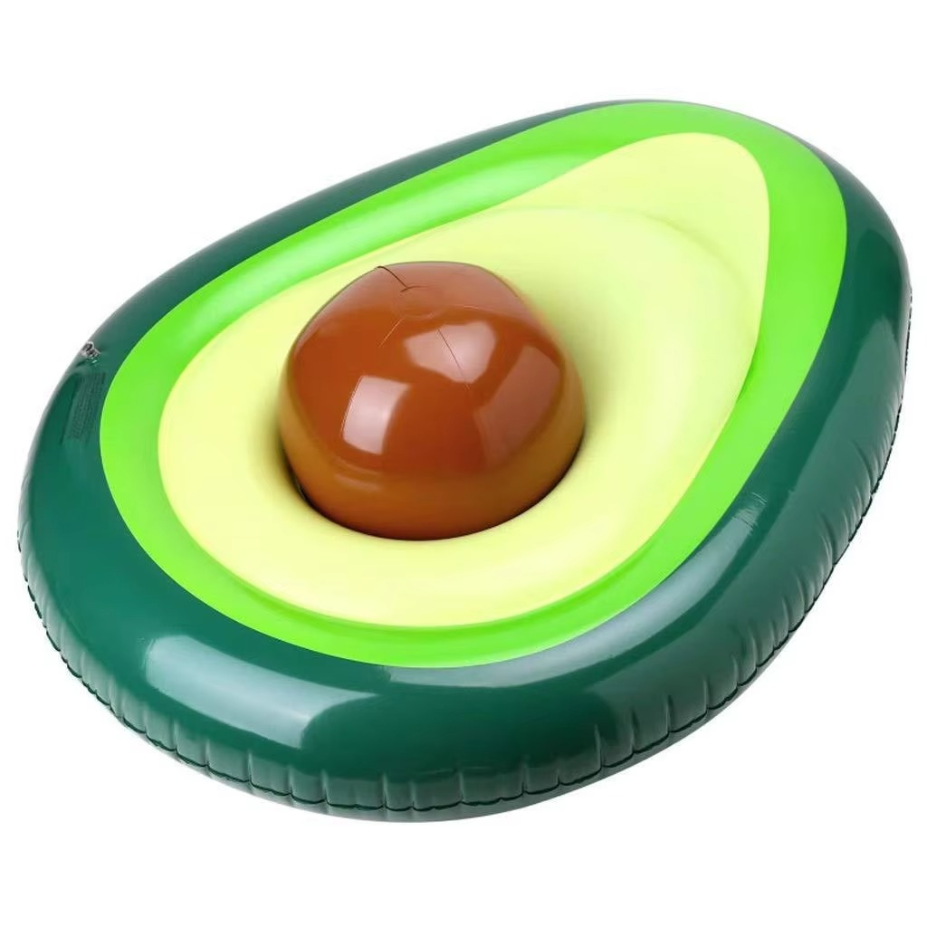 Avelena | Aufblasbare Avocado Poolliege mit abnehmbarem Ballspielzeug