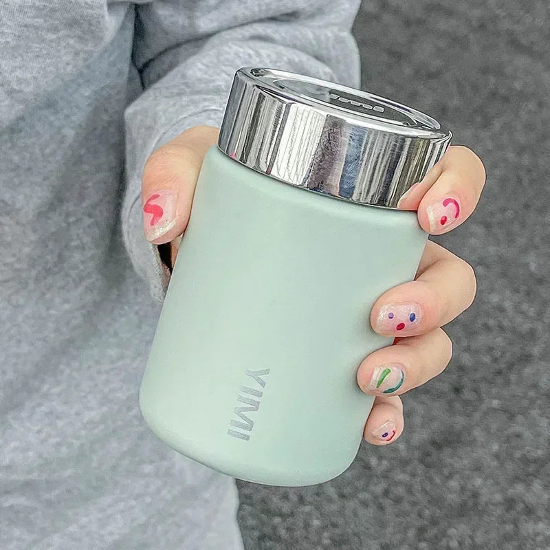 Avelena | 230ml Mini 316 Edelstahl Tragbare Thermoskanne - Taschen-Vakuumflasche