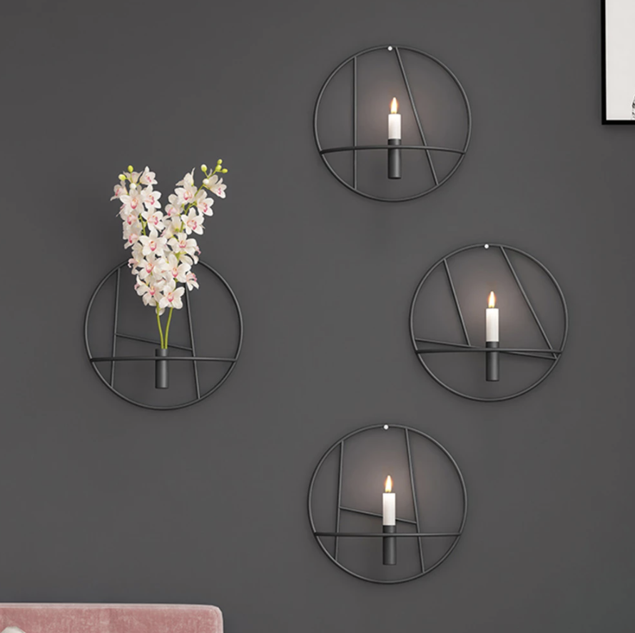 Avelena | WallAura - Ryder Kerzenhalter und Vase Combo