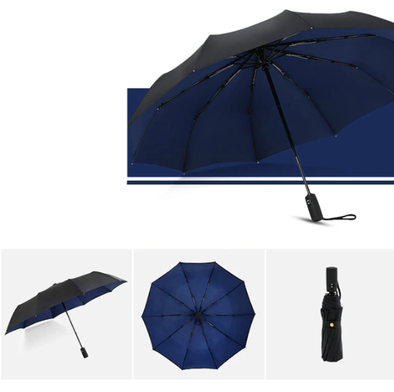 Avelena | AeroRain | Kompakt Regenschirm für stürmische Tage